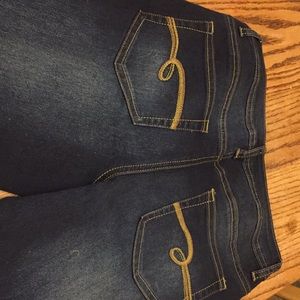 Justice dark wash jeans
